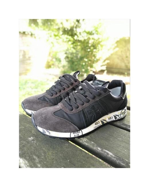 Premiata Blue Sneakers
