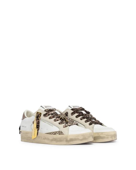 Crime London Metallic Sneakers