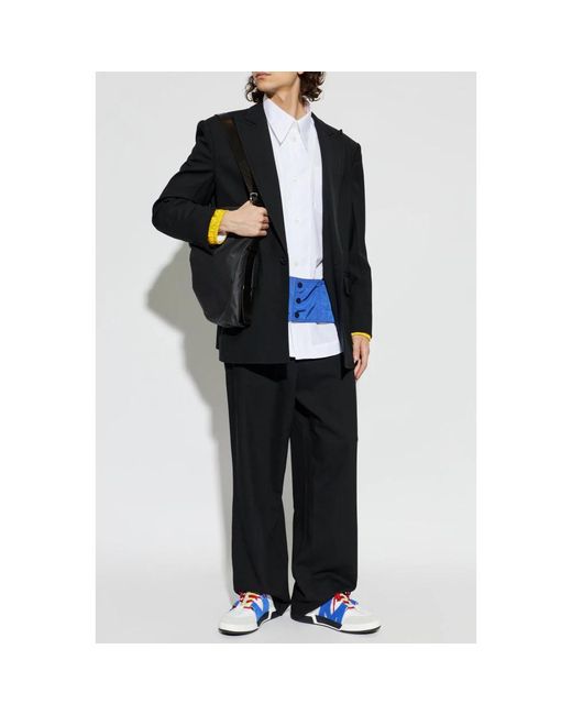 DSquared² Wollen Blazer Met Enkele Split in het Black voor heren