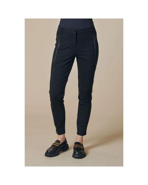 Trousers > slim-fit trousers Zhrill en coloris Blue