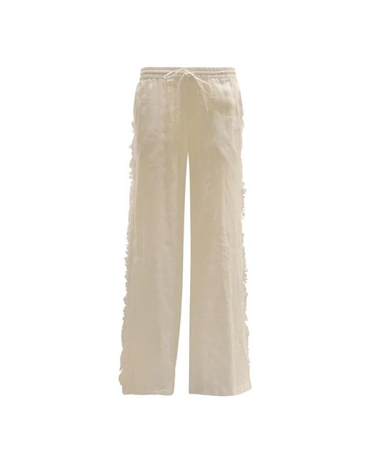 P.A.R.O.S.H. Natural Wide Trousers