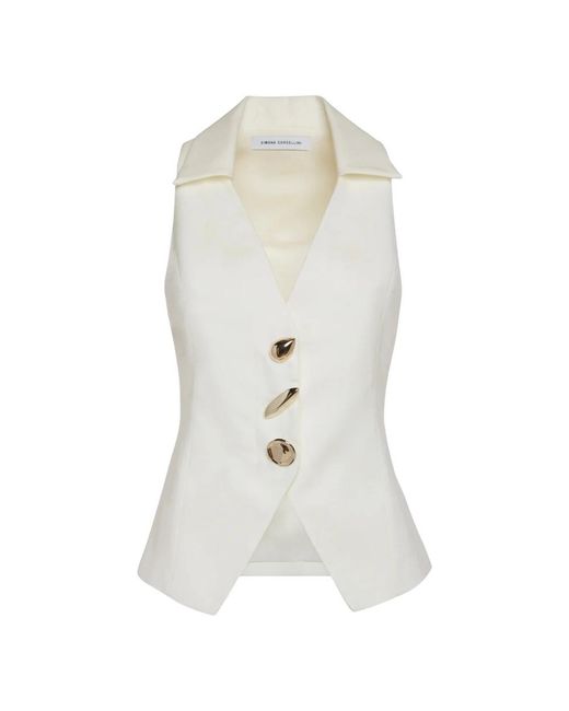 SIMONA CORSELLINI White Waistcoats