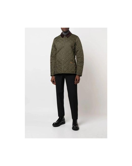 Barbour Jassen ,Groen ,Katoen Olijfgroene Diamantquilt Jas in het Green voor heren