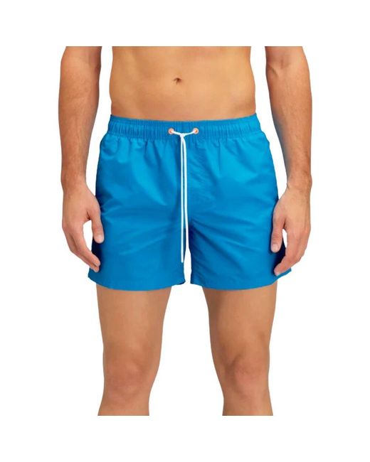 Sundek Regenbogen Zweifarbige Badehose in Blue für Herren