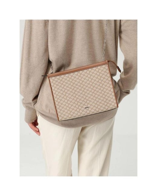Max Mara Metallic Clutches