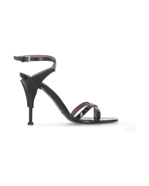 Premiata Black High Heel Sandals