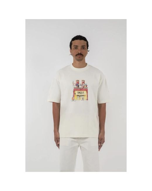 Drole de Monsieur White T-Shirts for men