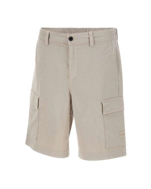 Boss Gray Casual Shorts for men
