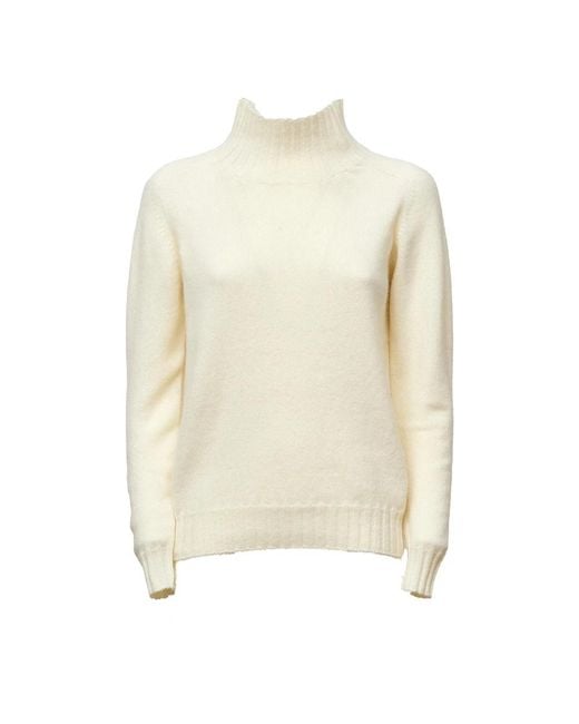Zanone White Turtlenecks