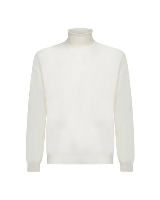 Dell'Oglio White Turtlenecks for men