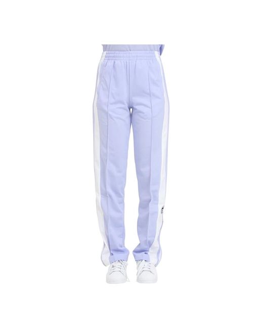 Pantalones lila y blancos adibreak Adidas Originals de color Blue