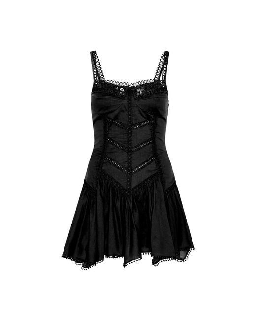 Short Dresses Charo Ruiz de color Black