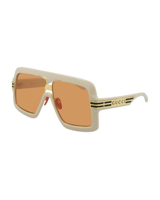 Gucci White Sonnenbrille GG0900s.