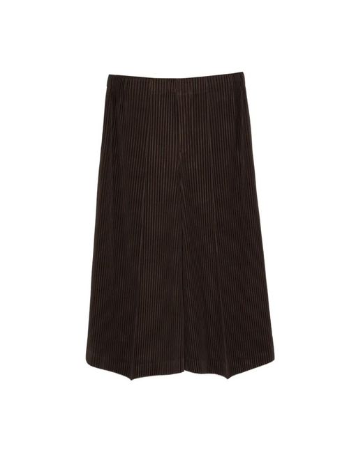 Issey Miyake Black Wide Trousers for men