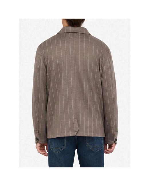 Liu Jo Striped Casual Shirt in het Brown voor heren