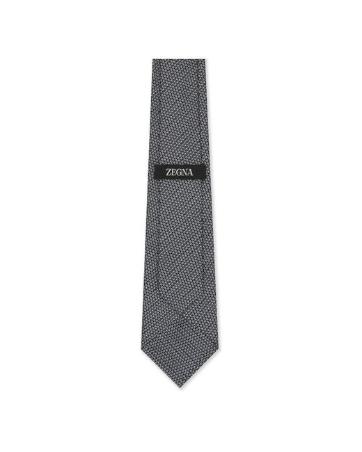 Zegna Gray Ties for men