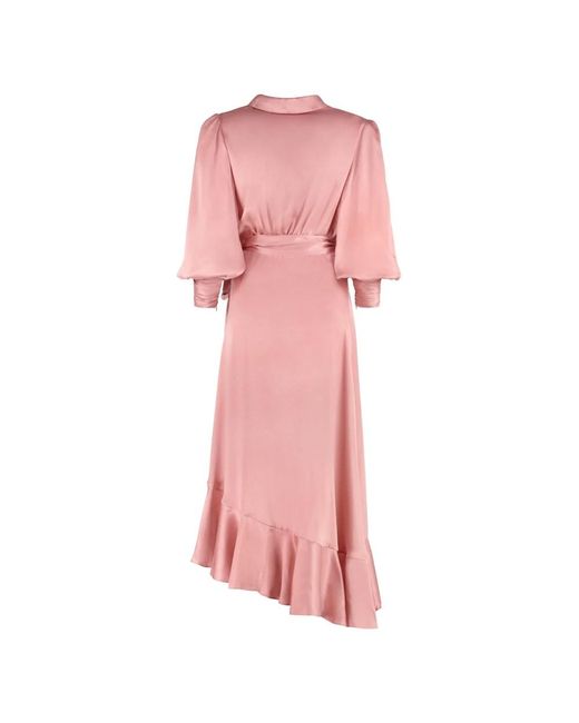 Zimmermann Pink Wrap Dresses