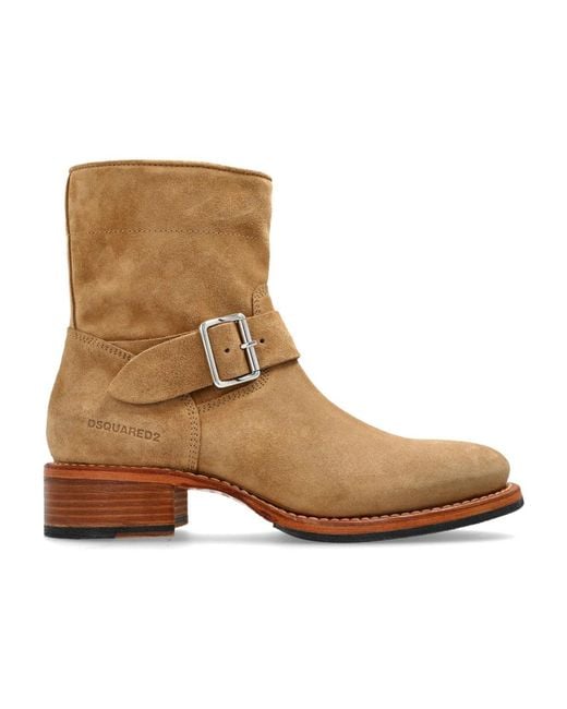 DSquared² Brown Ankle Boots for men