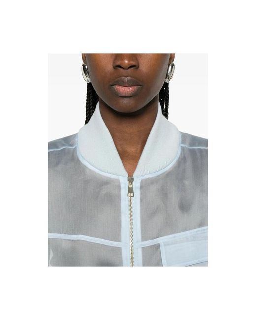 Fabiana Filippi Blue Bomber Jackets