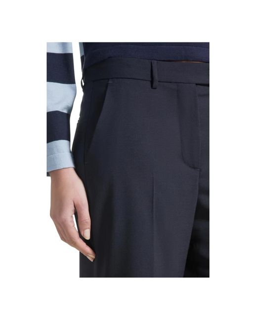 Seventy Blue Wide Trousers