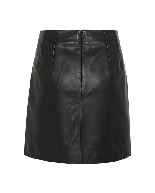Inwear Black Leather Skirts