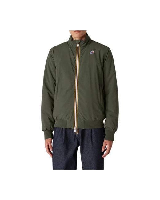 Bomber Jackets K-Way de hombre de color Green