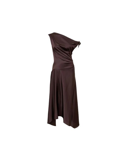 Party Dresses Staud de color Brown
