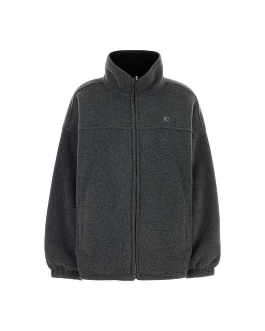 Alexander Wang Reversible Funnel Track Jacket in het Black