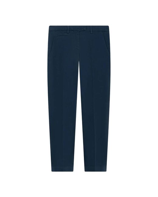 Dondup Blue Slim-Fit Trousers
