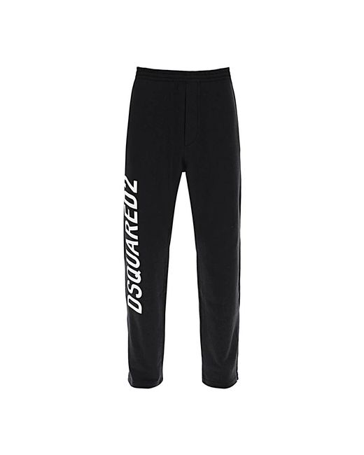 DSquared² Broeken ,Zwart ,Katoen Stijlvolle Broeken Voor Elke Gelegenheid in het Black voor heren