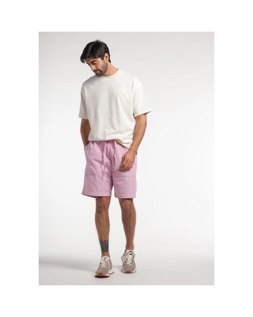 President's Pink Casual Shorts for men