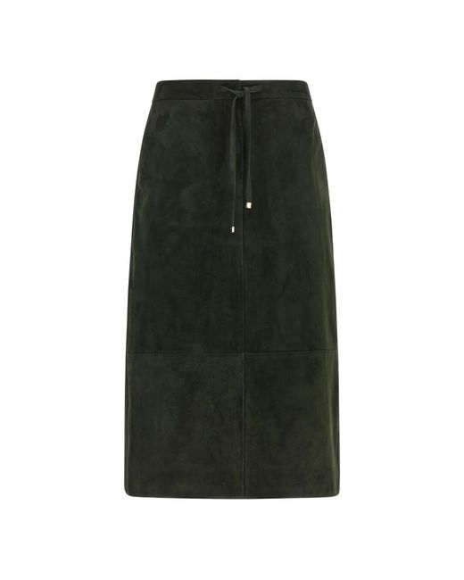 Leather Skirts Max Mara de color Green