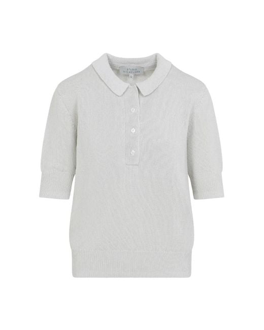 Studio Nicholson Gray Polo Shirts