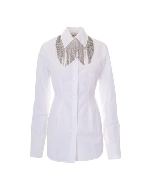 Sportmax Klassiek Overhemd in het White