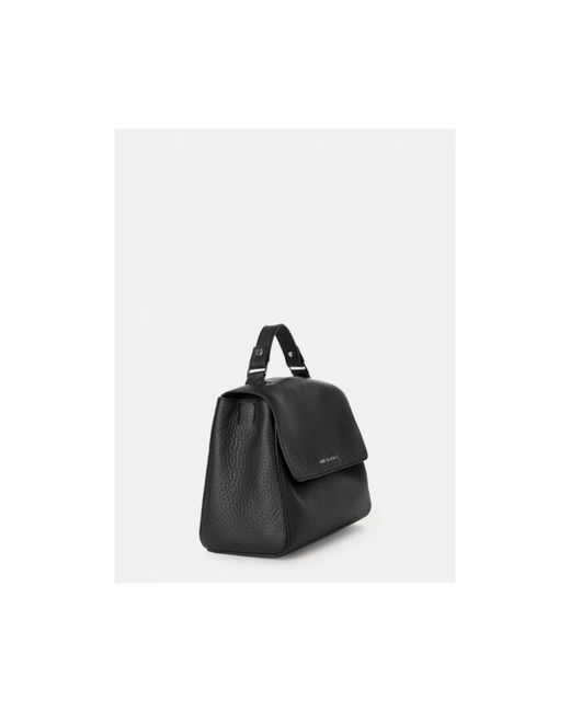 Orciani Black Kleine weiche sveva tasche - schwarz