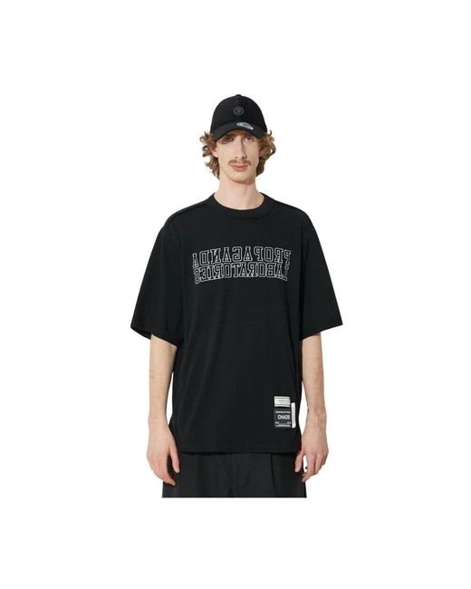 Undercover Propaganda Laboratories Tee in het Black voor heren