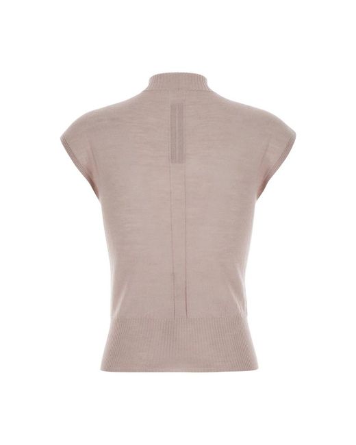Rick Owens Brown Turtlenecks