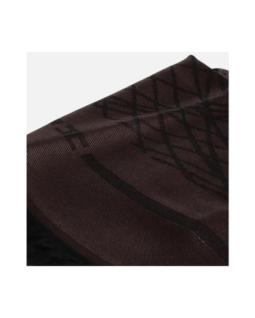 Elisabetta Franchi Black Scarves