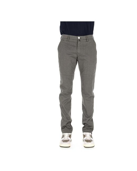 Jacob Cohen Gray Slim-Fit Trousers for men