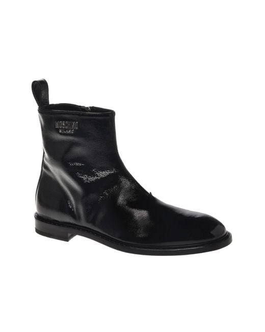 Moschino Black Ankle Boots for men