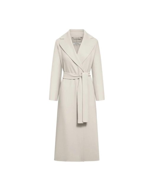 Max Mara Natural Belted Coats