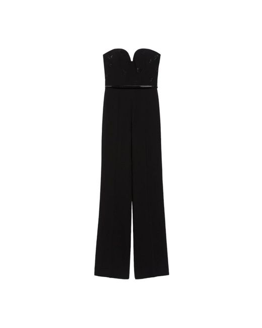 Max Mara Studio Black Jumpsuits