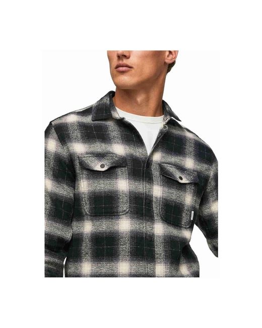 Pepe Jeans Black Casual Shirts for men