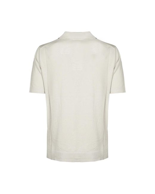 FILIPPO DE LAURENTIIS Natural Polo Shirts for men