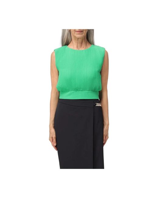 Liu Jo Green Sleeveless Tops
