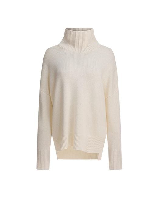 Lisa Yang White Kaschmir Strickware Aw25