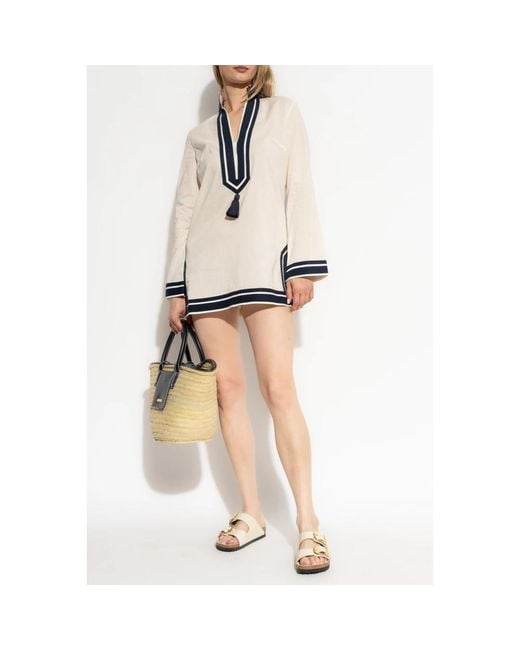 Tory Burch Natural Tunics