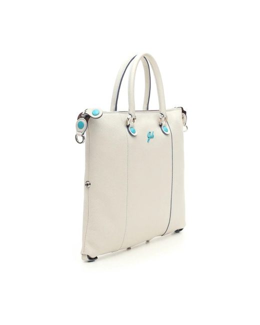 Gabs White Shopping Bags
