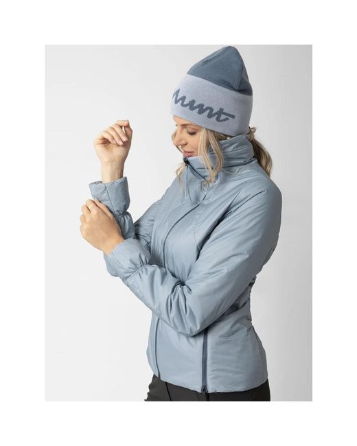 Lamunt Hoodies & Sweatvesten ,Blauw ,Kasjmier Zip-Throughs in het Blue