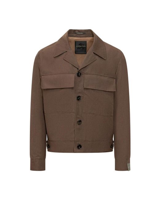 Gabriele Pasini Brown Light Jackets for men